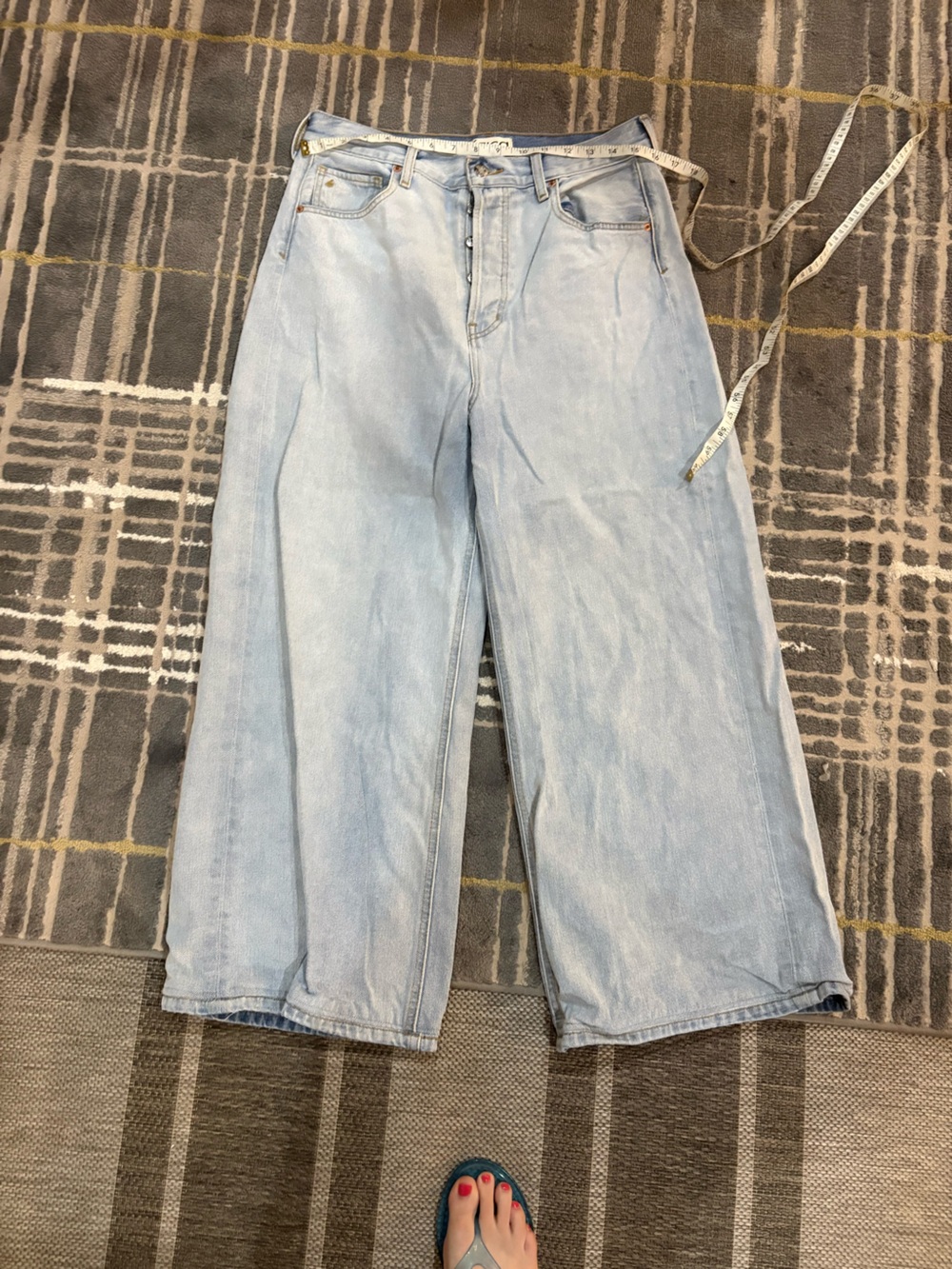 Etica size 29 high waisted wide leg